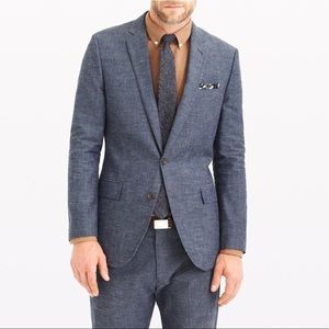 J. Crew Japanese Chambray Full Suit!